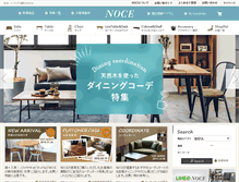 Tablet Screenshot of noce.co.jp